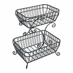 Mikasa French Countryside 2-Tier Basket