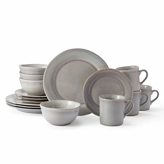 Mikasa Ellie Gray 16-pc. Dinnerware Set 3 Mikasa Ellie Gray 16-pc. Dinnerware Set