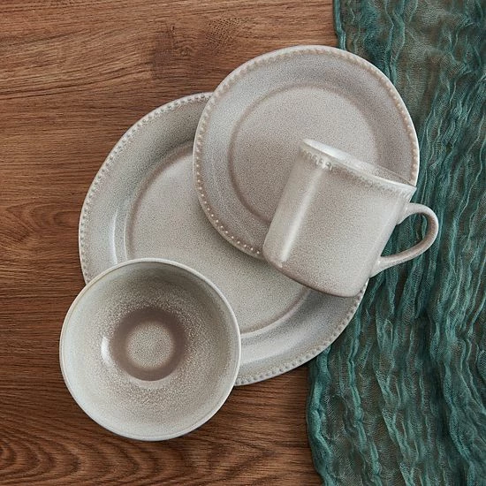 Mikasa Ellie Gray 16-pc. Dinnerware Set 4 Mikasa Ellie Gray 16-pc. Dinnerware Set - Image 2