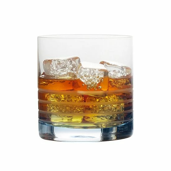 Mikasa 4-pc. Cal Blue Ombre Double Old-Fashioned Glass Set 4 Mikasa 4-pc. Cal Blue Ombre Double Old-Fashioned Glass Set - Image 2