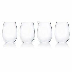 Mikasa Julie 4-pc. Stemless Wine Glass Set