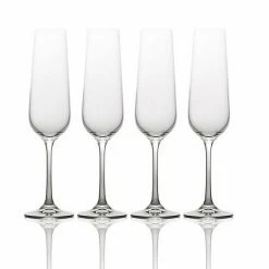 Mikasa Gianna 4-pc. Ombre Smoke Flute Glass Set