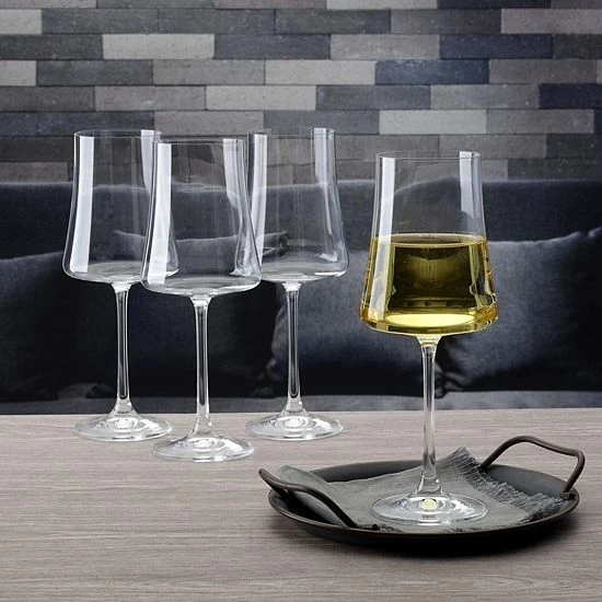 Mikasa 4-pc. Aline White Wine Glass Set 5 Mikasa 4-pc. Aline White Wine Glass Set - Image 3