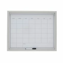 Mikasa White Board Dry Erase Calendar Wall Decor & Marker 2-piece Set