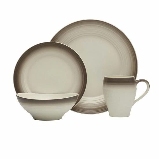 Mikasa Swirl 16-pc. Dinnerware Set Gray 10 Mikasa Swirl 16-pc. Dinnerware Set Gray - Image 8