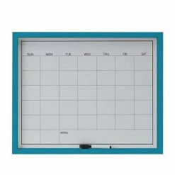 Mikasa Dry Erase White Board Calendar Wall Decor & Marker 2-piece Set