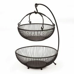 Mikasa Gourmet Basics Sprindle 2-Tier Basket
