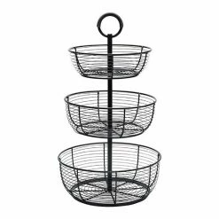 Mikasa 3-Tier Round Wrap Basket