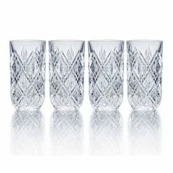 Mikasa Claremont 4-pc. Highball Glass Set