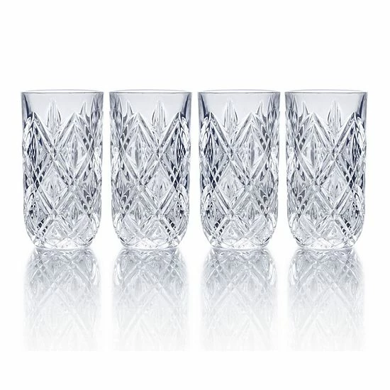 Mikasa Claremont 4-pc. Highball Glass Set 3 Mikasa Claremont 4-pc. Highball Glass Set