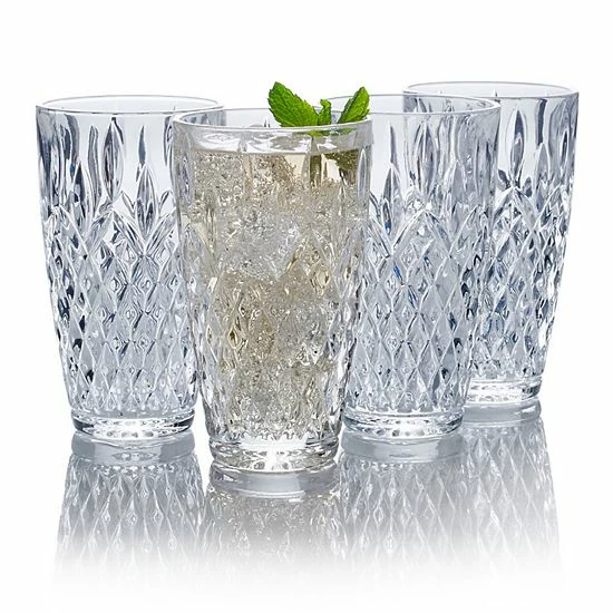 Mikasa Harding 4-pc. Highball Glass Set 3 Mikasa Harding 4-pc. Highball Glass Set