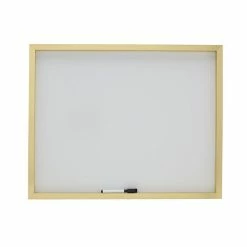 Mikasa White Board With Pen Gold White
