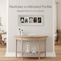 Mikasa Mirror 5-opening 4" X 6" Collage Frame -Mikasa Sales Store unnamed file 370