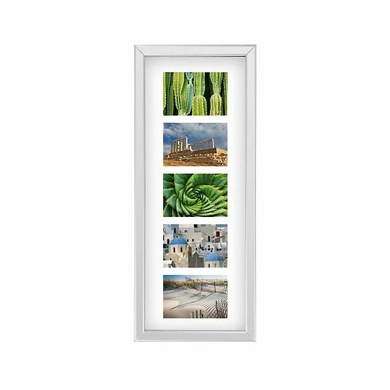 Mikasa Mirror Floating Gallery 5-opening 4" X 6" Collage Frame 5 Mikasa Mirror Floating Gallery 5-opening 4" X 6" Collage Frame - Image 3