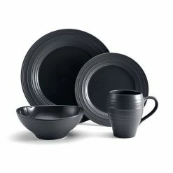 Mikasa Swirl Ombre 4-pc. Dinnerware Set Mocha Ombre -Mikasa Sales Store unnamed file 392
