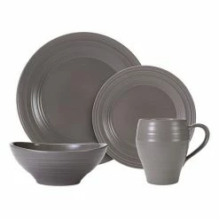 Mikasa Swirl Ombre 4-pc. Dinnerware Set Mocha Ombre -Mikasa Sales Store unnamed file 394