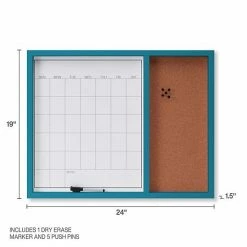 Mikasa White Board Calendar & Cork Board Gray 12 Mikasa White Board Calendar & Cork Board Gray -Mikasa Sales Store unnamed file 399