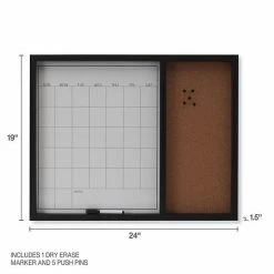 Mikasa White Board Calendar & Cork Board Gray 14 Mikasa White Board Calendar & Cork Board Gray -Mikasa Sales Store unnamed file 401