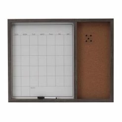 Mikasa White Board Calendar & Cork Board Gray 15 Mikasa White Board Calendar & Cork Board Gray -Mikasa Sales Store unnamed file 402