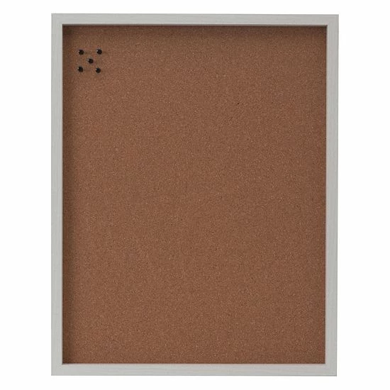 Mikasa Cork Memo Board Wall Decor Gray 8 Mikasa Cork Memo Board Wall Decor Gray - Image 6