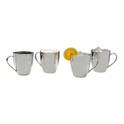 Mikasa 4-pc. Stainless Steel Mug Set
