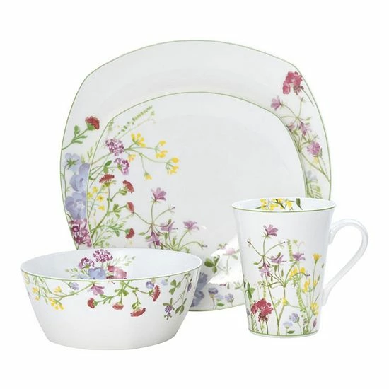 Mikasa Wildflower Garden 16-pc. Dinnerware Set 4 Mikasa Wildflower Garden 16-pc. Dinnerware Set - Image 2