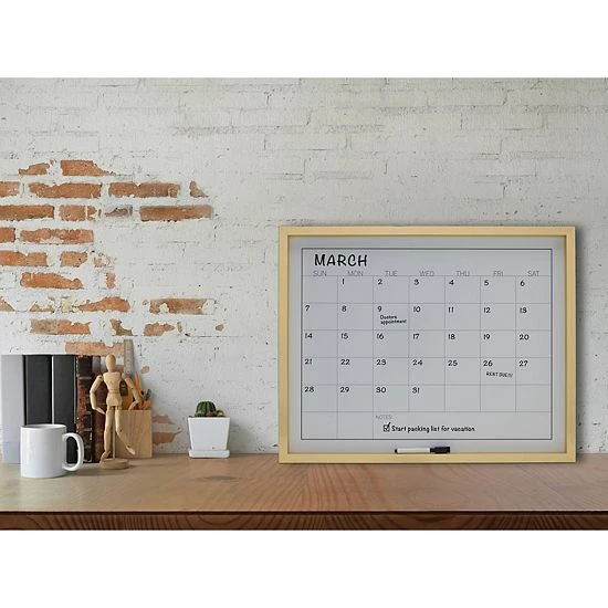 Mikasa White Board Calendar Gold 4 Mikasa White Board Calendar Gold - Image 2