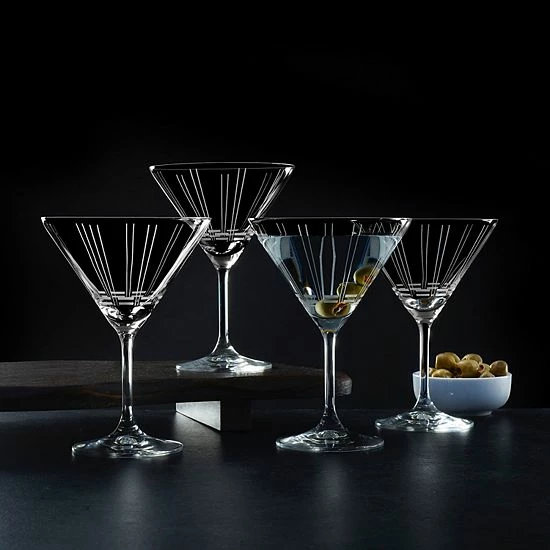 Mikasa Berlin 4-pc. Martini Glass Set 4 Mikasa Berlin 4-pc. Martini Glass Set - Image 2