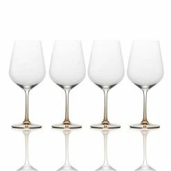 Mikasa Gianna 4-pc. Ombre Amber Red Wine Glass Set