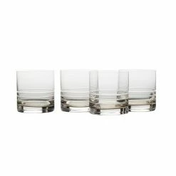 Mikasa 4-pc. Cal Gray Ombre Double Old-Fashioned Glass Set