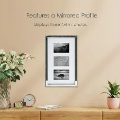 Mikasa Mirror Gallery 3-opening 4" X 6" Collage Frame -Mikasa Sales Store unnamed file 562