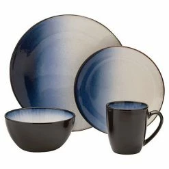 Mikasa Gourmet Basics Asher Blue 16-pc. Dinnerware Set