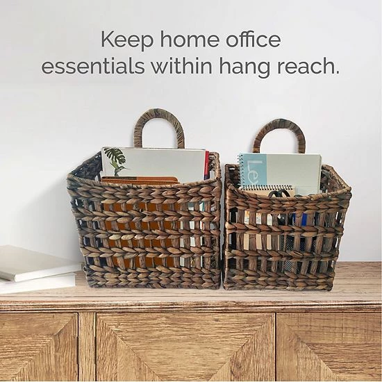 Mikasa Woven Storage Basket 2-Piece Set 5 Mikasa Woven Storage Basket 2-Piece Set - Image 3