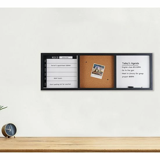 Mikasa Black Tri Board With Pen & Tacks 4 Mikasa Black Tri Board With Pen & Tacks - Image 2