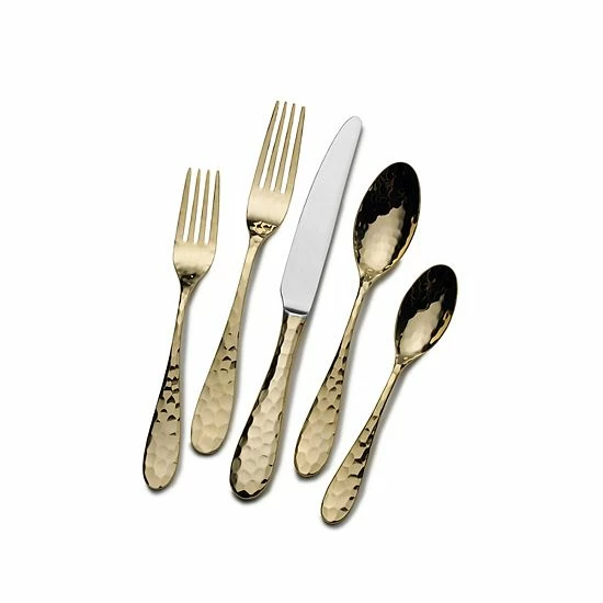 Mikasa Gold-Plated Lilah 20-pc. Flatware Set 3 Mikasa Gold-Plated Lilah 20-pc. Flatware Set