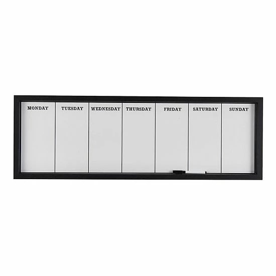 Mikasa Dry Erase Board Calendar Wall Decor & Marker 2-piece Set 3 Mikasa Dry Erase Board Calendar Wall Decor & Marker 2-piece Set