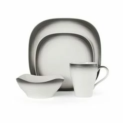 Mikasa Swirl Square Ombre 4-pc. Dinnerware Set Multi -Mikasa Sales Store unnamed file 647