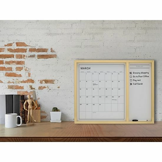 Mikasa Metallic Gold Border White Board Calendar 4 Mikasa Metallic Gold Border White Board Calendar - Image 2