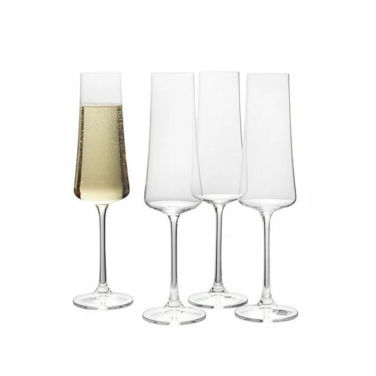 Mikasa 4-pc. Aline Champagne Flute Set 4 Mikasa 4-pc. Aline Champagne Flute Set - Image 2