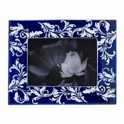 Mikasa Blue White Vines Ceramic 5" X 7" Frame