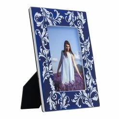 Mikasa Blue White Vines Ceramic 5" X 7" Frame -Mikasa Sales Store unnamed file 718