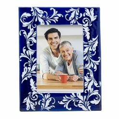 Mikasa Blue White Vines Ceramic 5" X 7" Frame -Mikasa Sales Store unnamed file 719