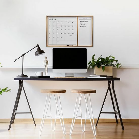 Mikasa Metallic Border Calendar White Board Silver 4 Mikasa Metallic Border Calendar White Board Silver - Image 2