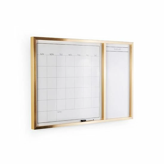Mikasa Metallic Border Calendar White Board Silver 5 Mikasa Metallic Border Calendar White Board Silver - Image 3