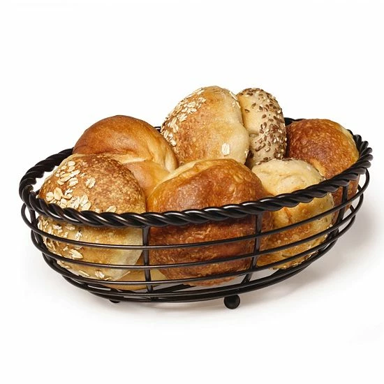 Mikasa Gourmet Basics Rope Oval Bread Basket 4 Mikasa Gourmet Basics Rope Oval Bread Basket - Image 2